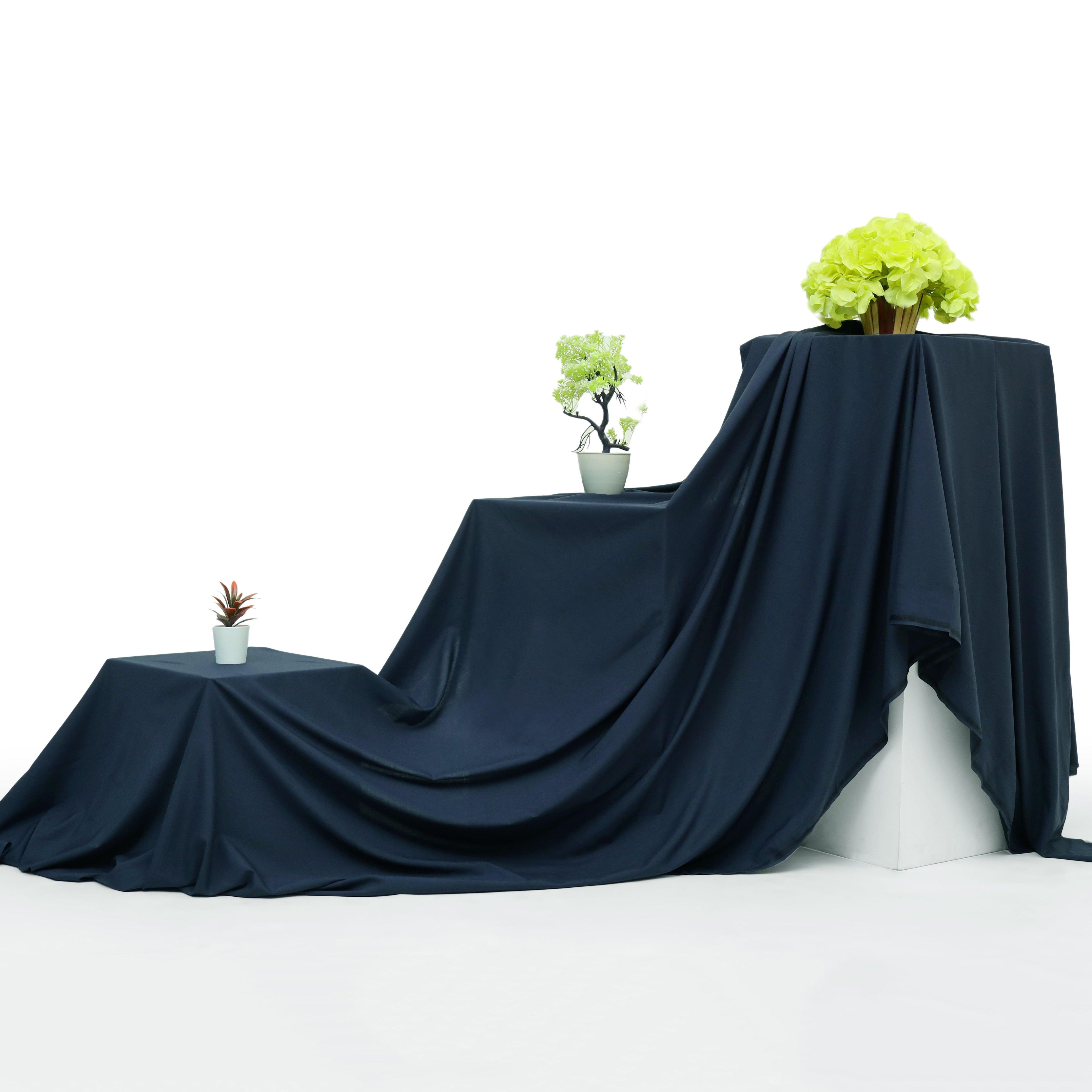 Premium Wash & Wear Suit - Navy blue - Nawab Din