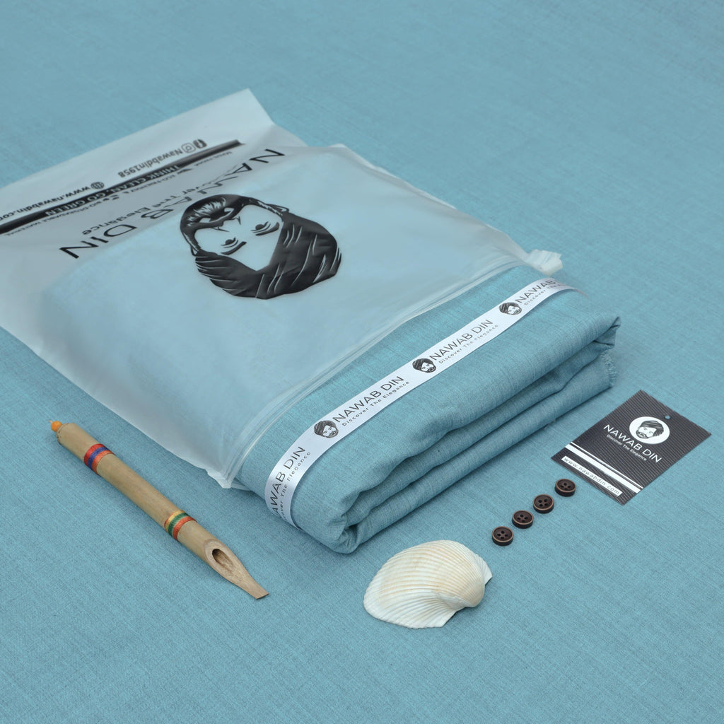Premium Wash & Wear Suit - Winter Collection - Nawab Din