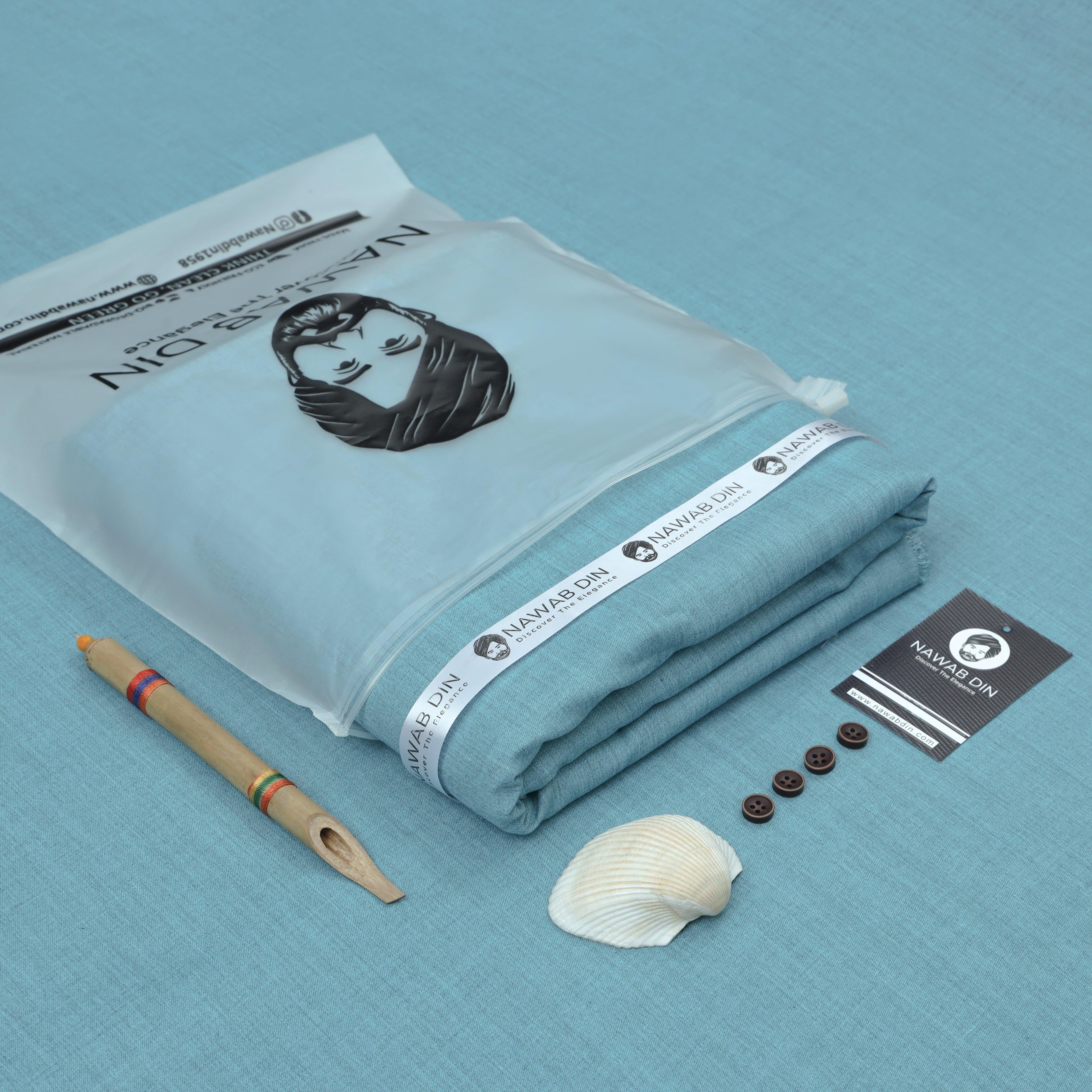 Premium Wash & Wear Suit - Winter Collection - Nawab Din