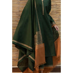 BR 1075-3PC Dhanak suit with Woolen Shawll