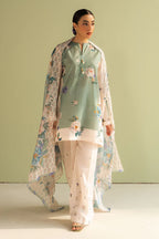 CO 496-3Pc Digital Printed Lawn Shirt with Printed Dupatta