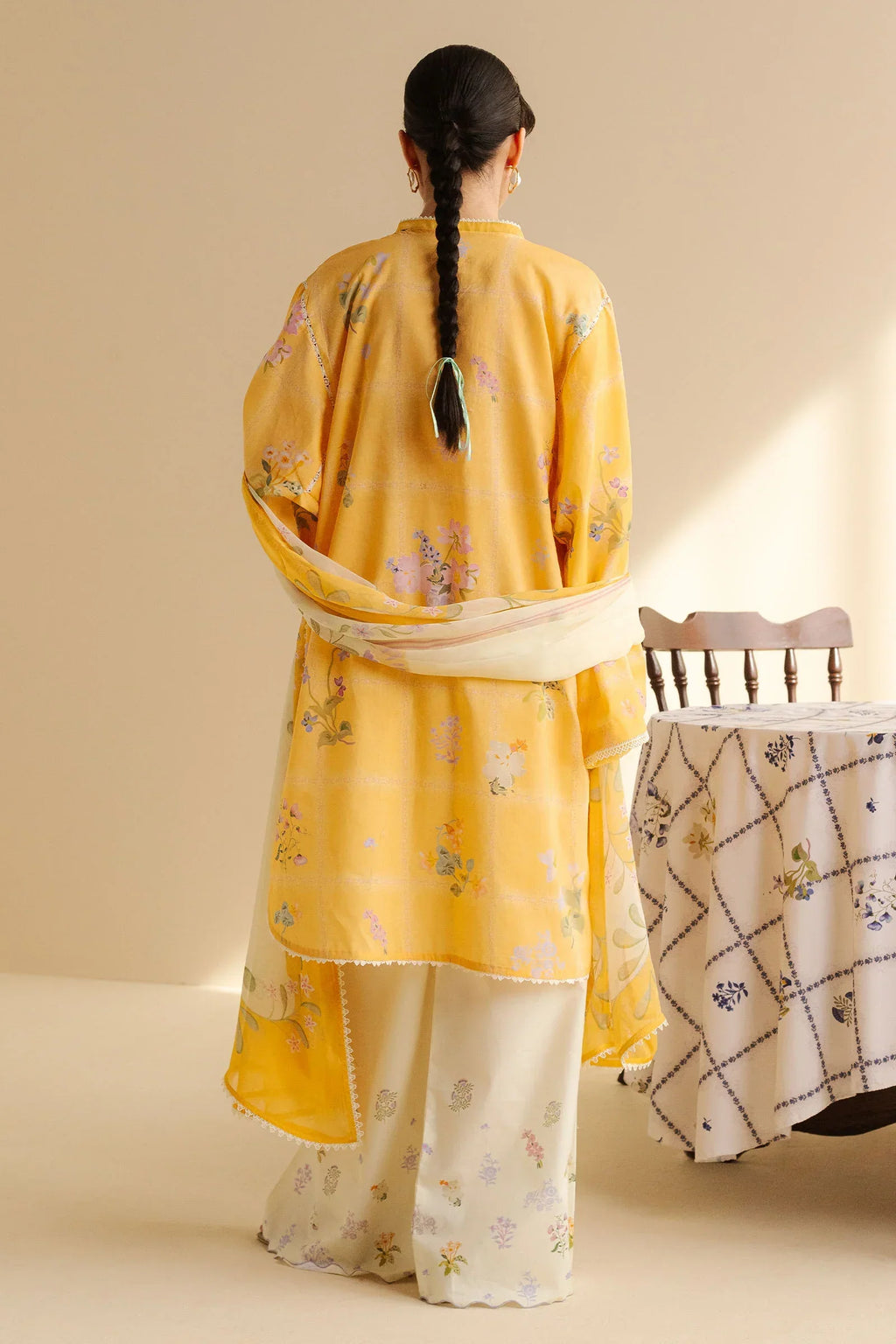 CO 508-3Pc Digital Printed Lawn Shirt with Printed Dupatta
