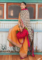 HR 920-3 Piece Unstitched Fully Embroidered Dhanak Suit