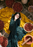 MB 935-3 Piece Unstitched Fully Embroidered Dhanak Suit