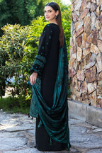 BQ 150-3 Piece Unstitched Fully Embroidered Dhanak Suit