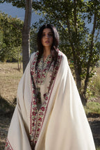 AJ 630-3 Piece Unstitched Fully Embroidered Dhanak Suit