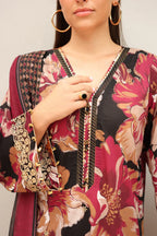 BQ 39-3 Piece Unstitched Digital Printed Khaddar Suit