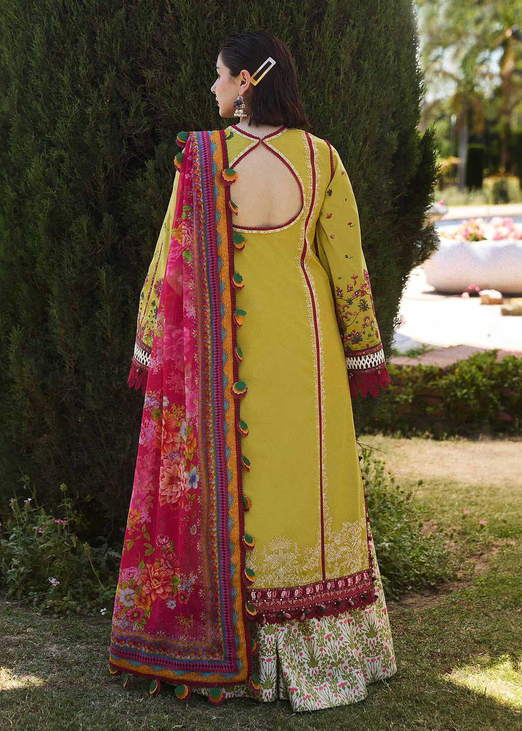 HR 110-3 Piece Unstitched Fully Embroidered Dhanak Suit