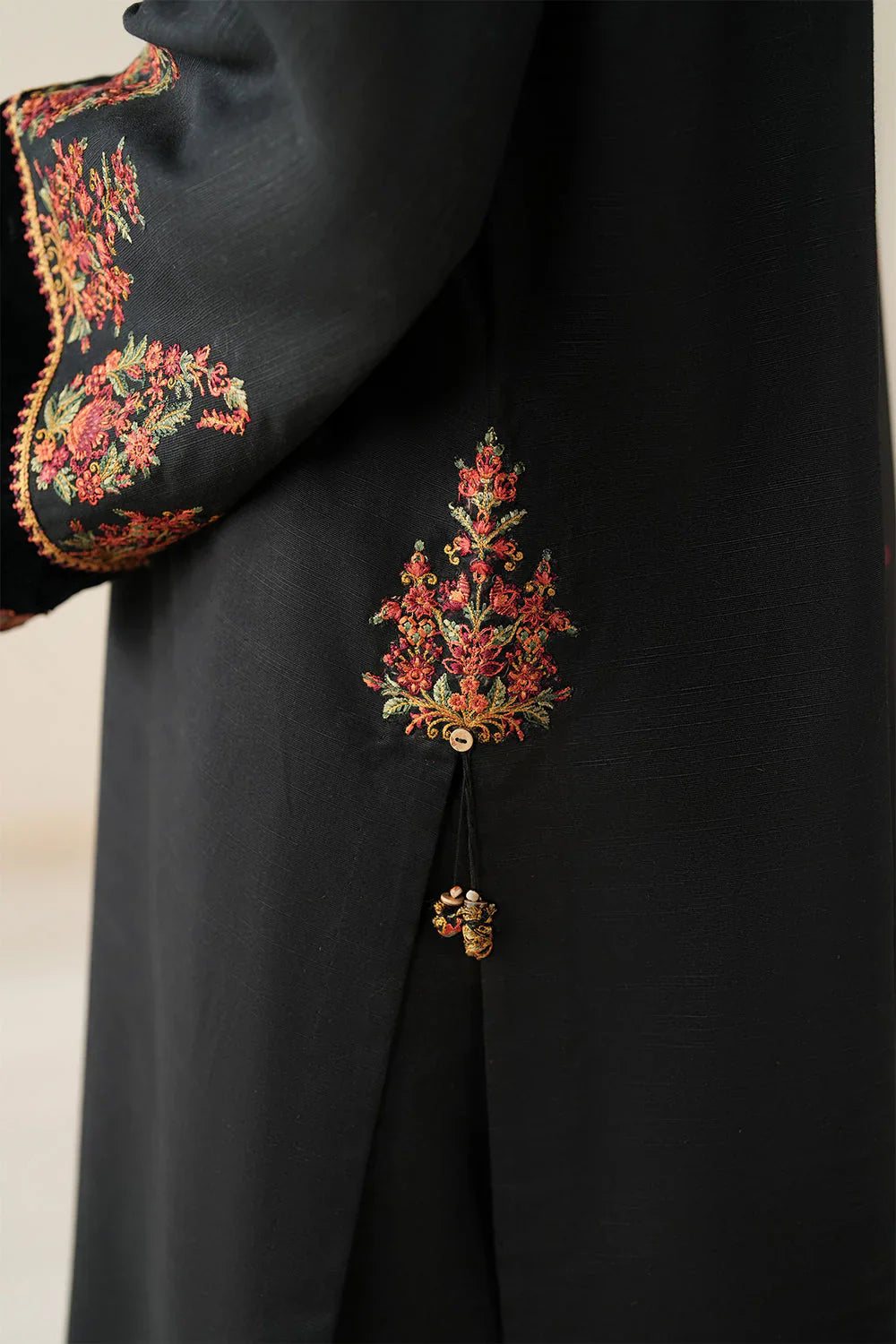 BQ 145-3 Piece Unstitched Fully Embroidered Dhanak Suit