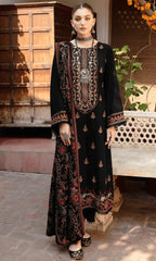 RM 650-3 Piece Unstitched Heavy Embroidered Dhanak Wool Suit Heavy Embroidered Dhanak Shawl