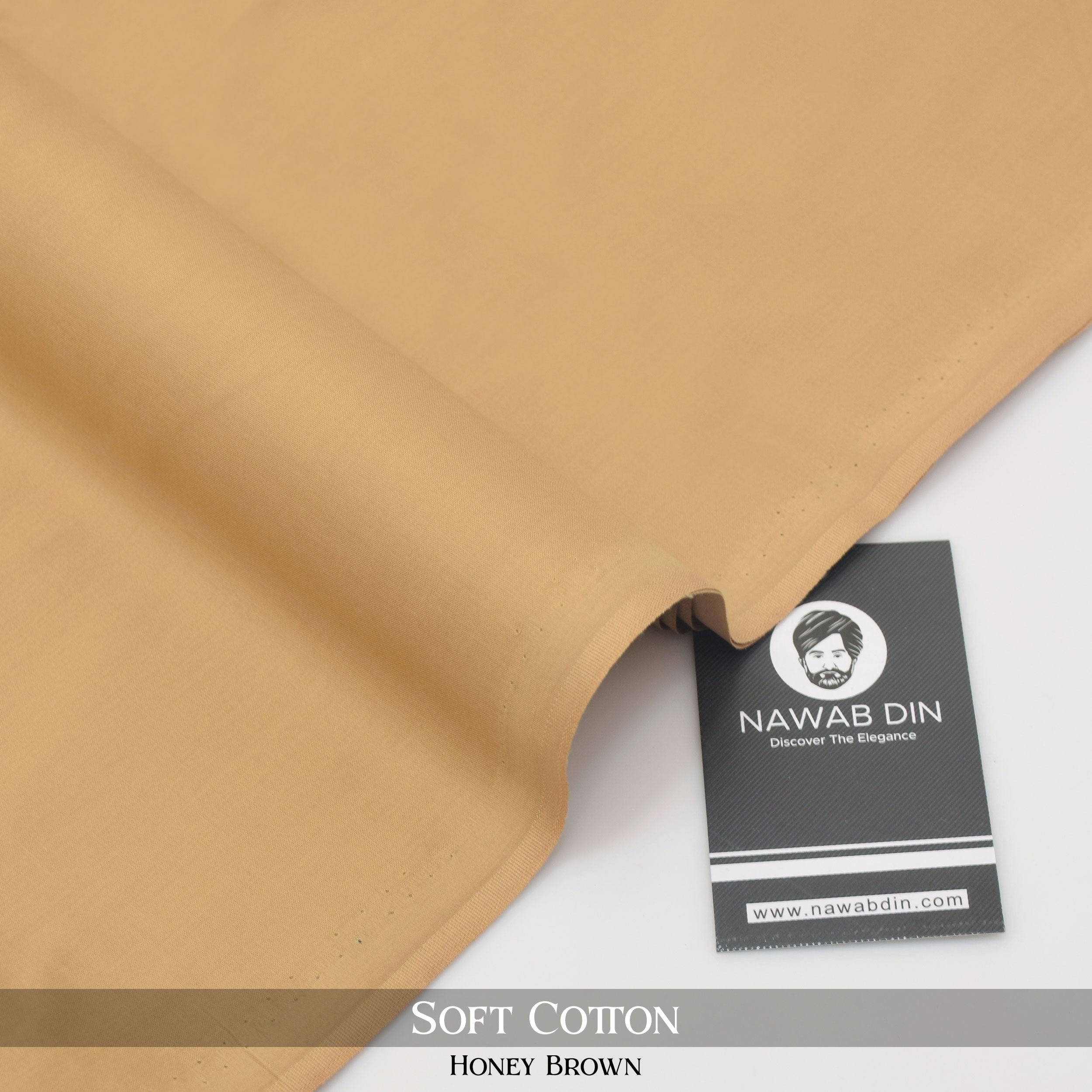 Premium Soft Cotton - Honey Brown - Nawab Din