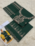 2PC Dhanak Embroidered Suit