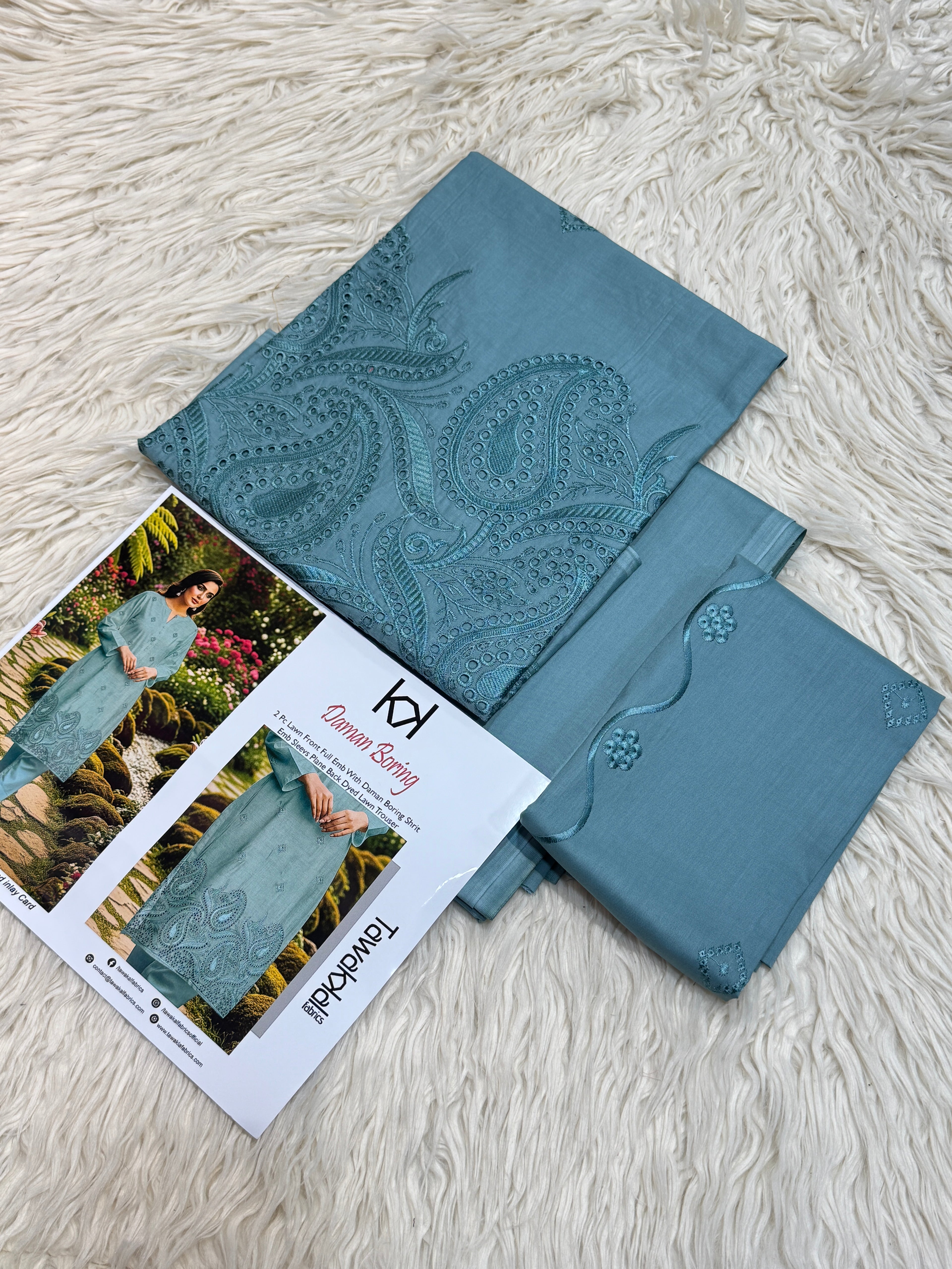 Tawakkal 2Pc Lawn Embroidered Suit