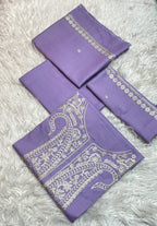 Maria B 3Pc Lawn Embroidered Suit