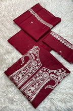 Maria B 3Pc Lawn Embroidered Suit