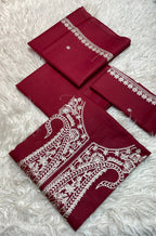 Maria B 3Pc Lawn Embroidered Suit