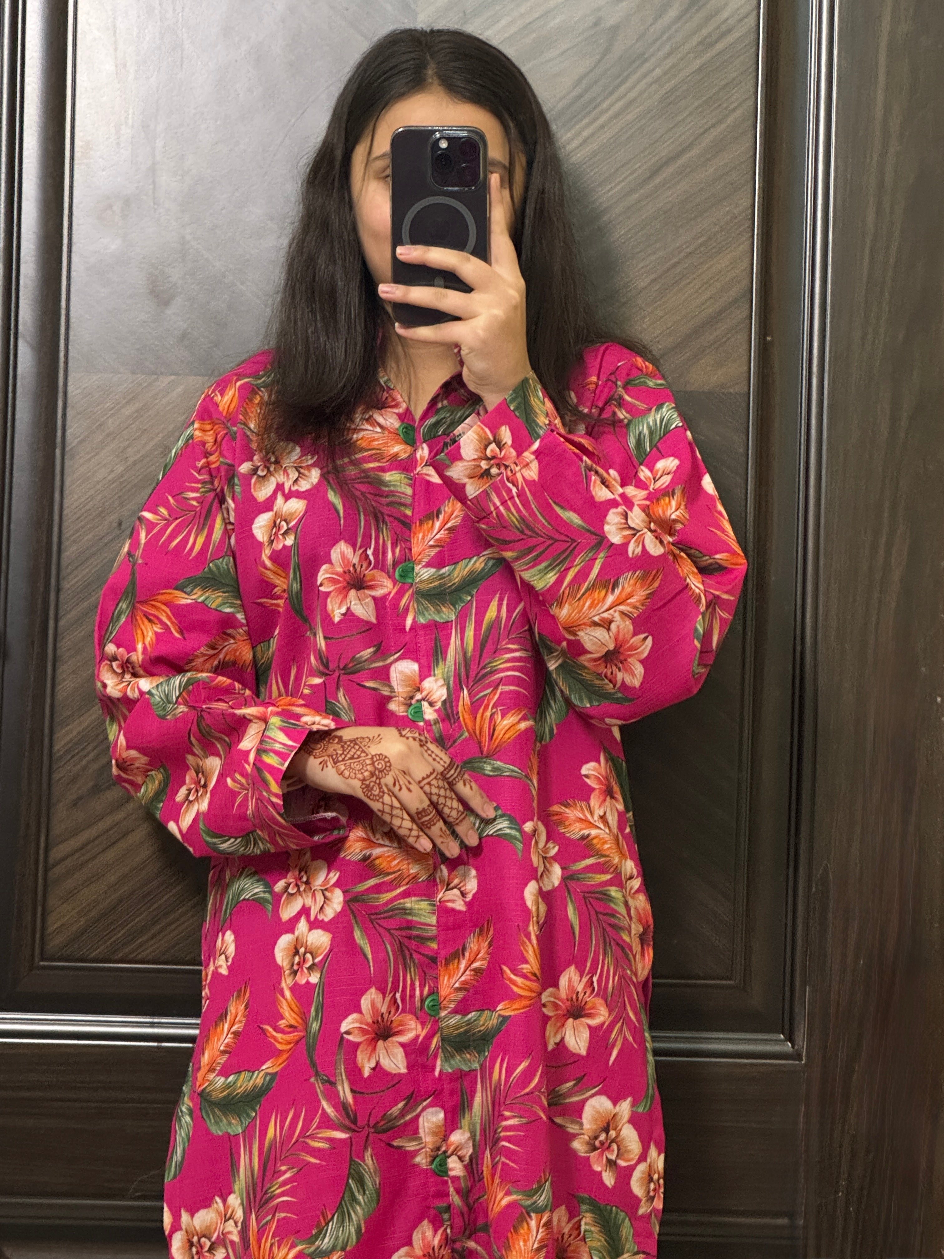 2 Piece - Printed Light Khaddar Stitched Suit