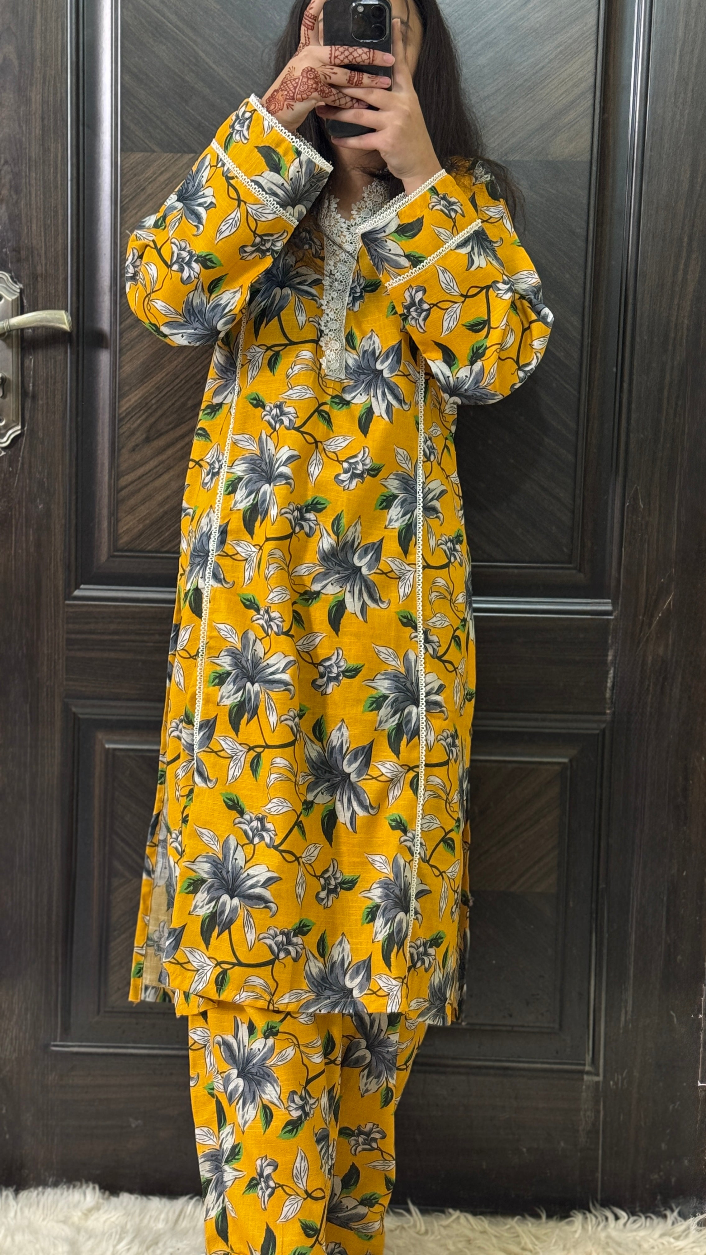 2 Piece - Printed Light Khaddar Stitched Suit