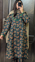 2 Piece - Printed Light Khaddar Stitched Suit