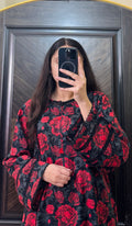 2 Piece - Printed Light Khaddar Stitched Suit