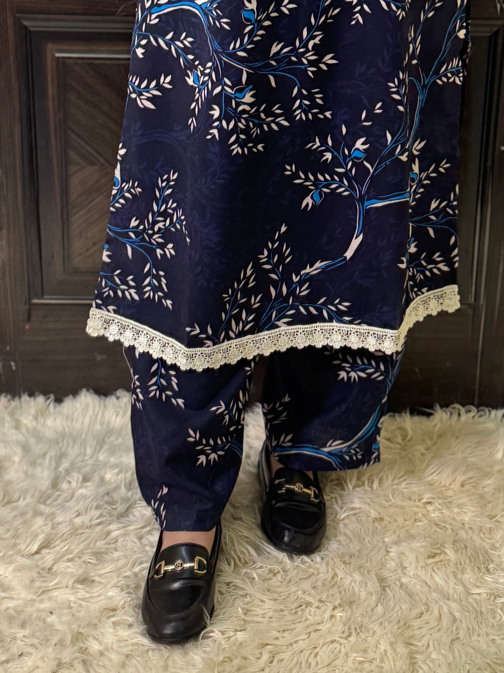 2 Piece - Printed Light Khaddar Stitched Suit