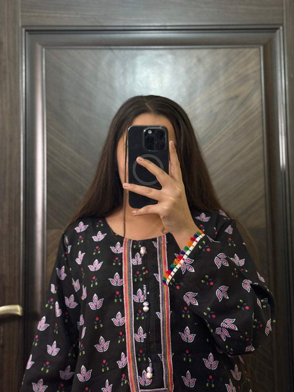 2 Piece - Printed Light Khaddar Stitched Suit