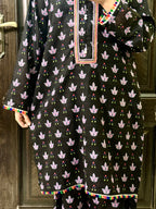 2 Piece - Printed Light Khaddar Stitched Suit