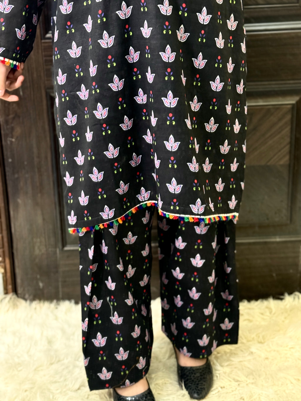 2 Piece - Printed Light Khaddar Stitched Suit