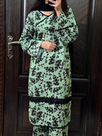 2 Piece - Printed Light Khaddar Stitched Suit