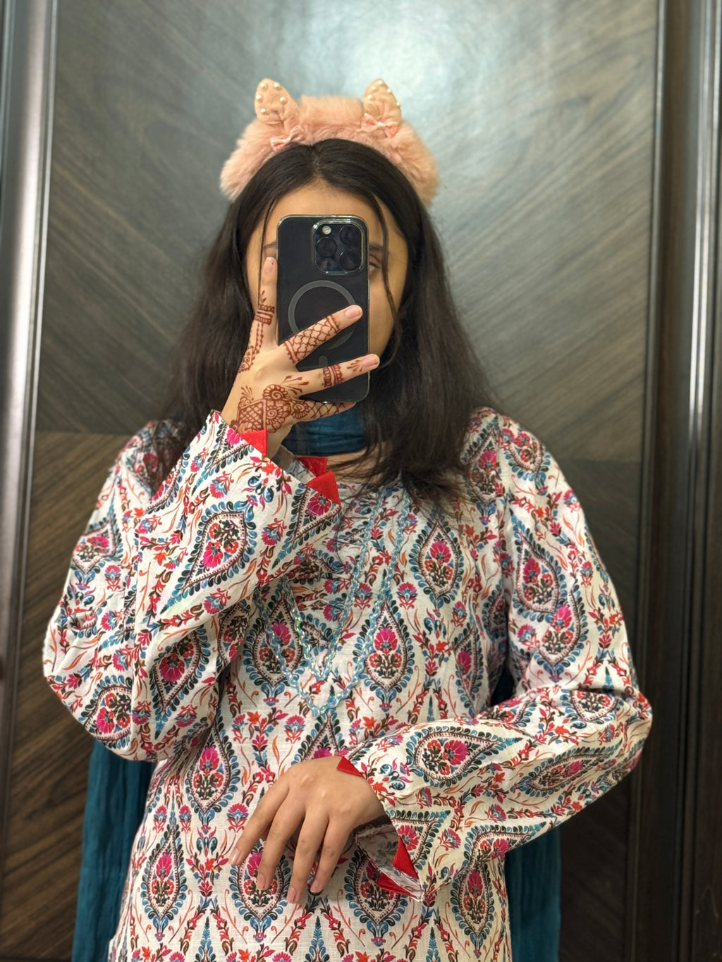 2 Piece - Printed Light Khaddar Stitched Suit