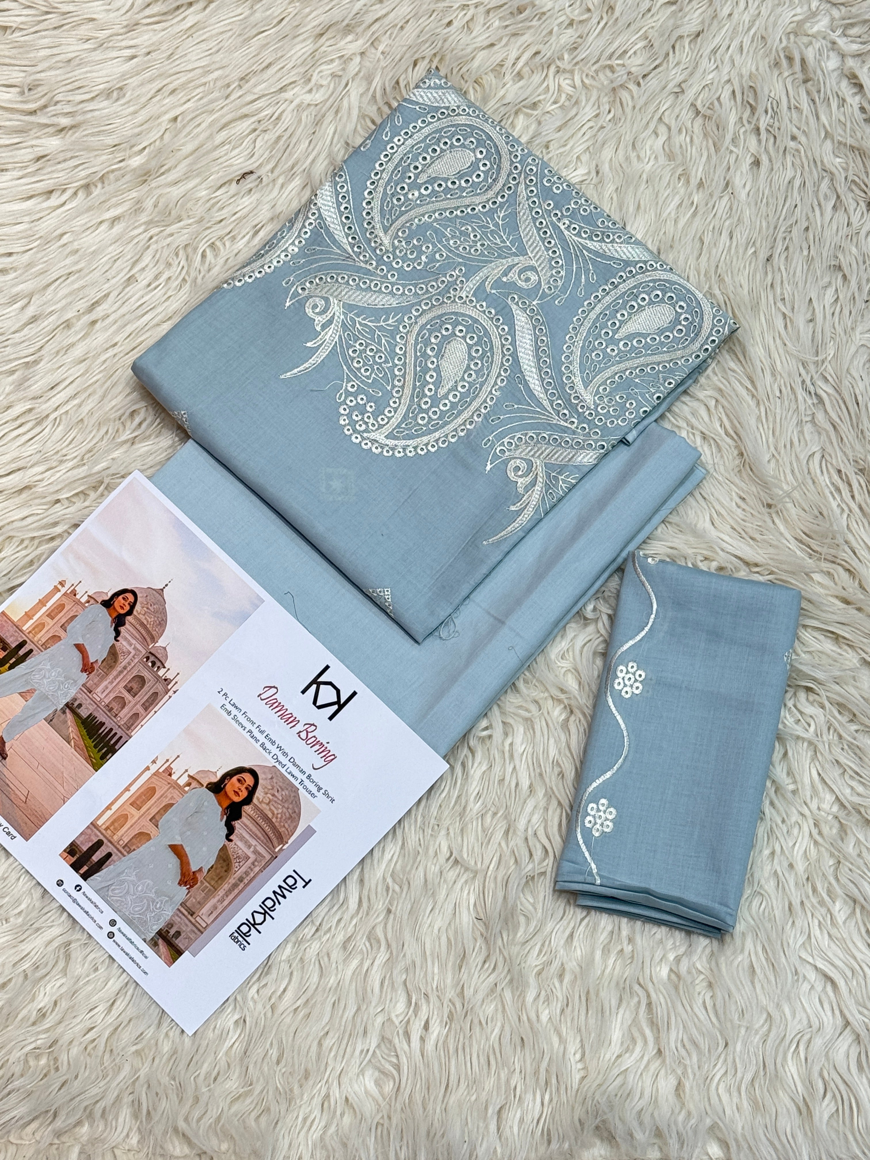 Tawakkal 2Pc Lawn Embroidered Suit