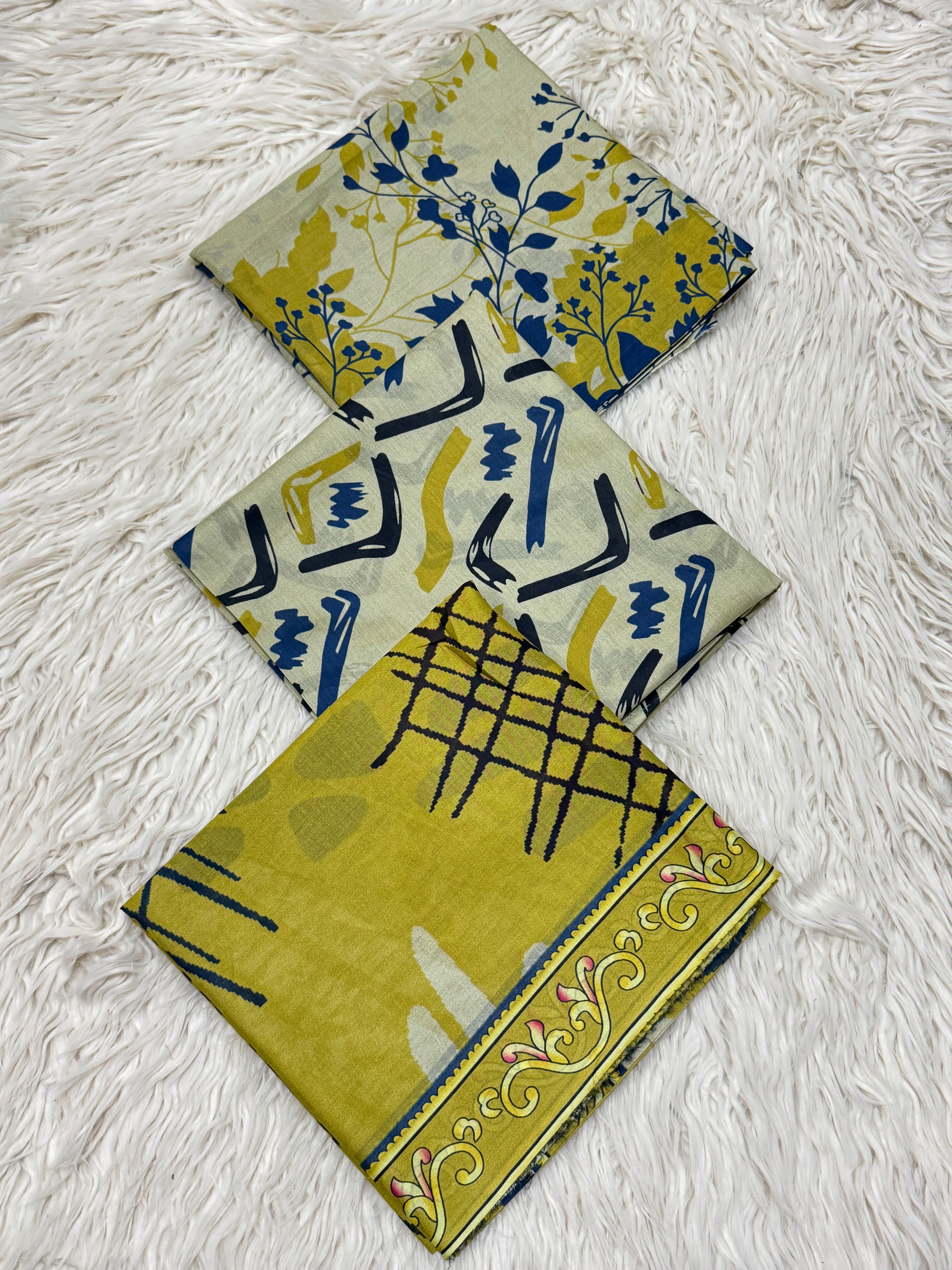 3 Pc Lawn Printed Suit