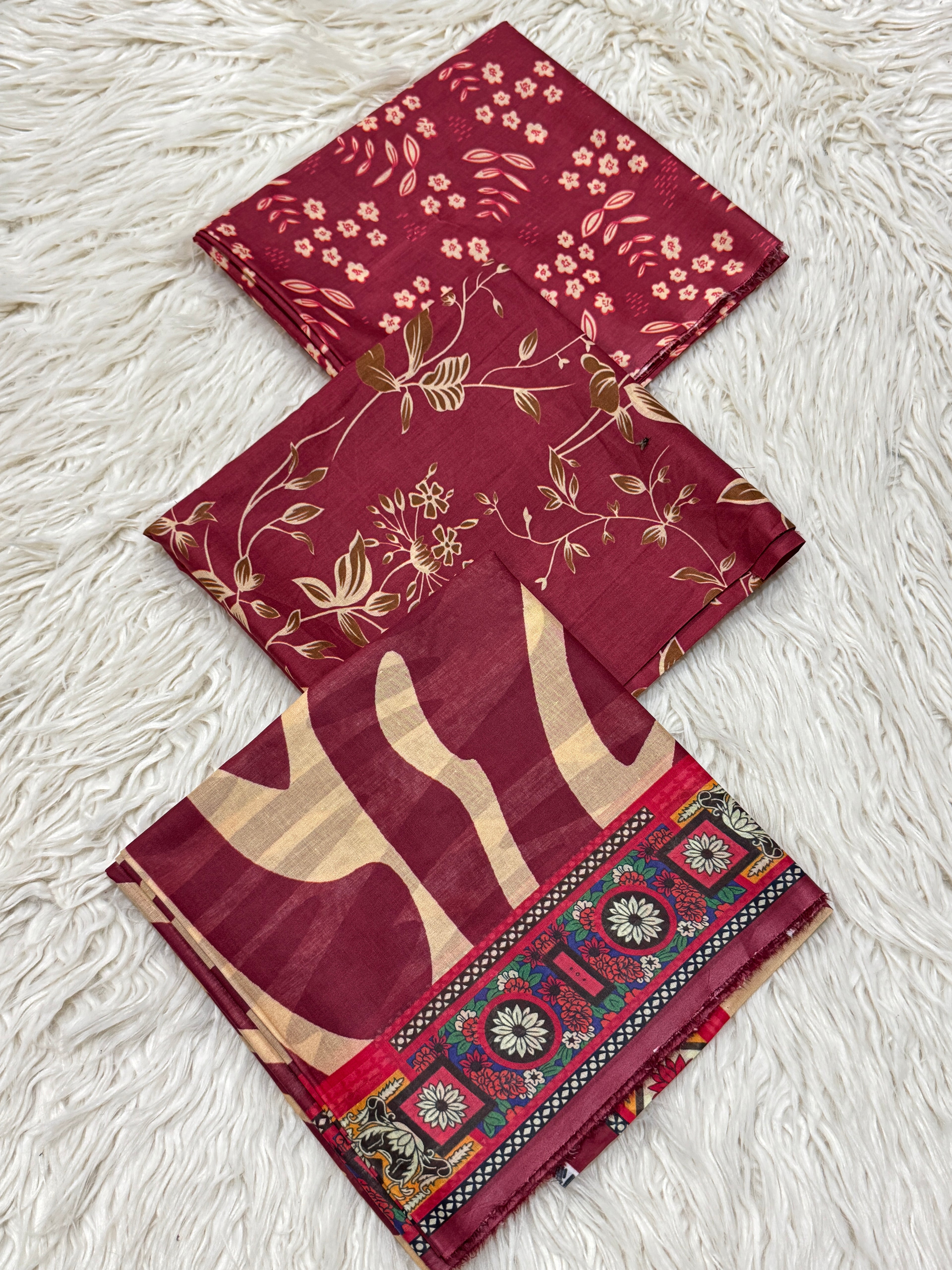 3 Pc Lawn Printed Suit