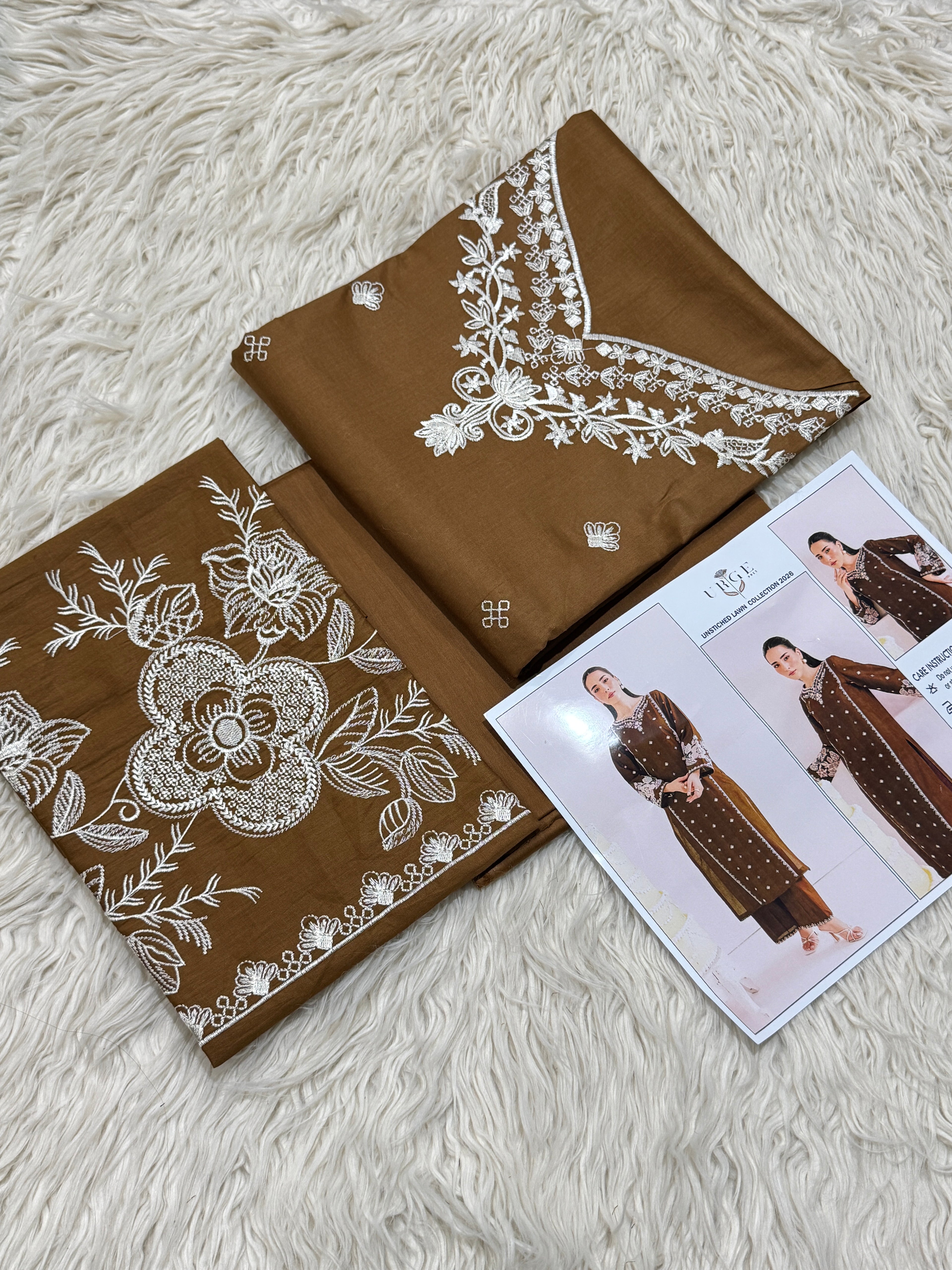Urge 2 PC Lawn Embroidered Suit