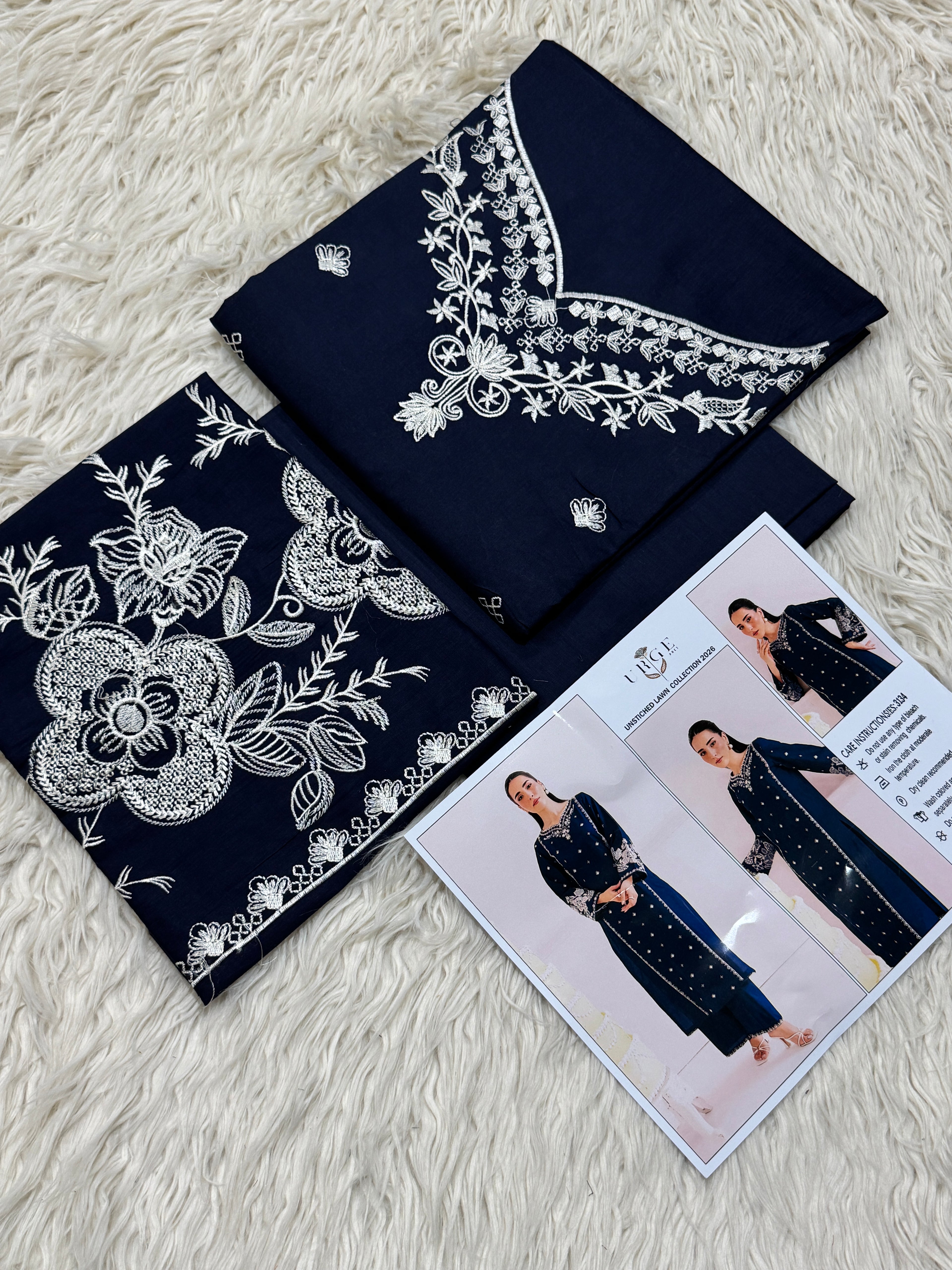 Urge 2 PC Lawn Embroidered Suit