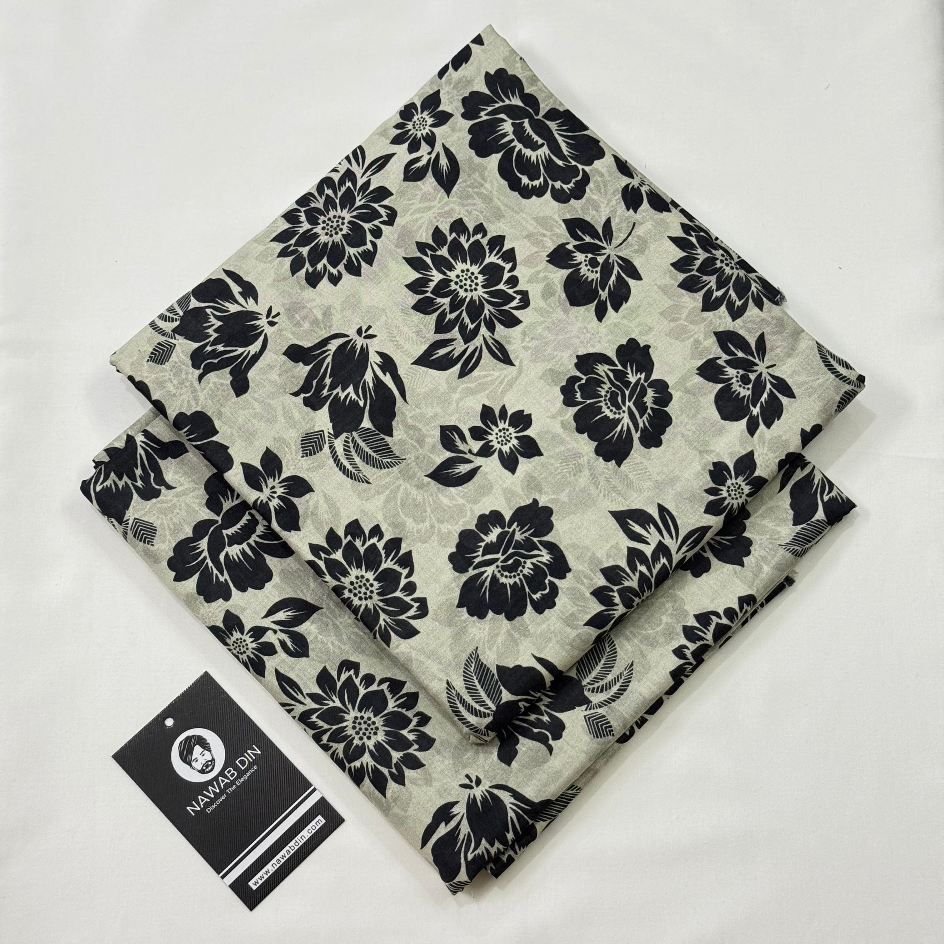 2 Pc Lawn All Over Print - Nawab Din