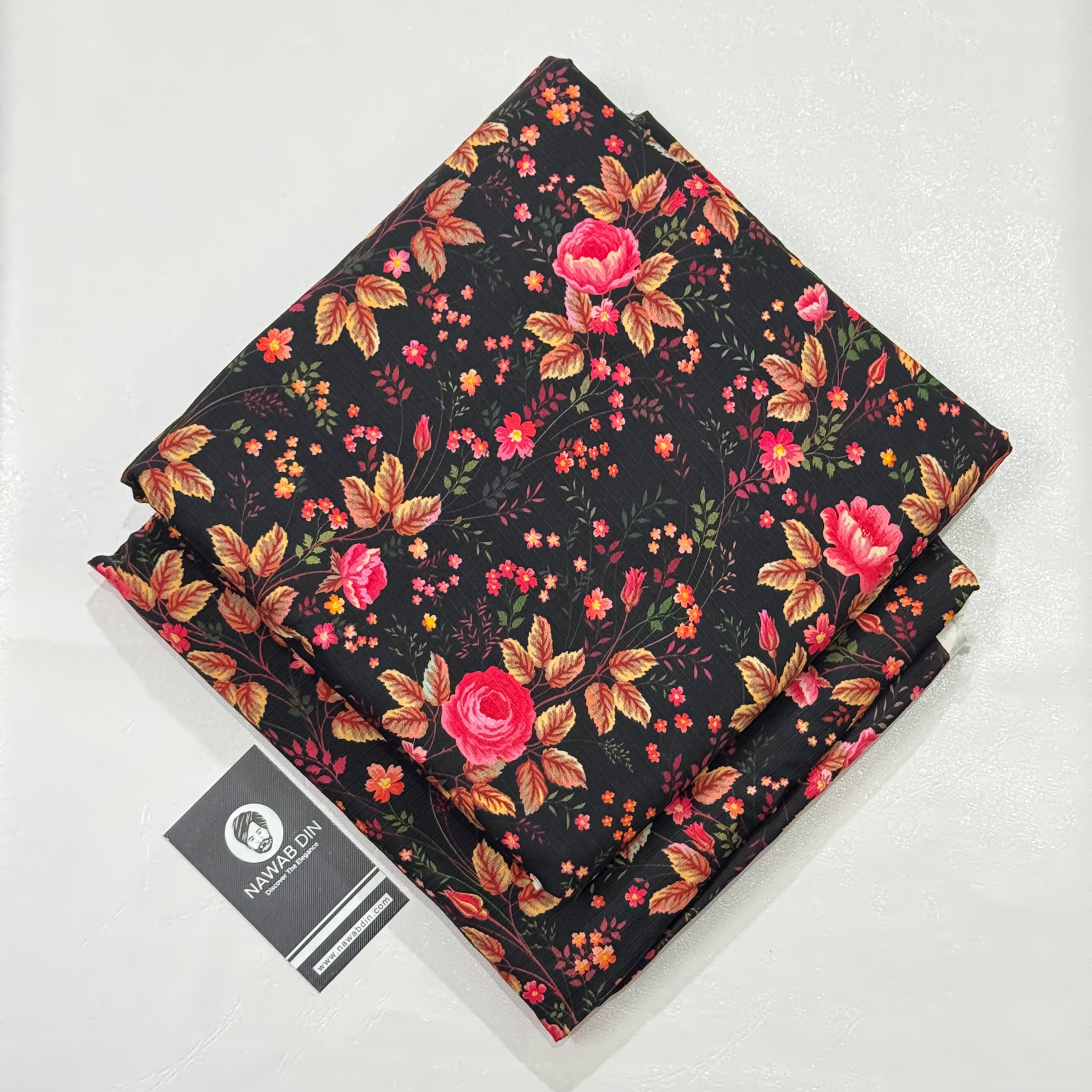 2 Pc Doria Linen Printed Suit