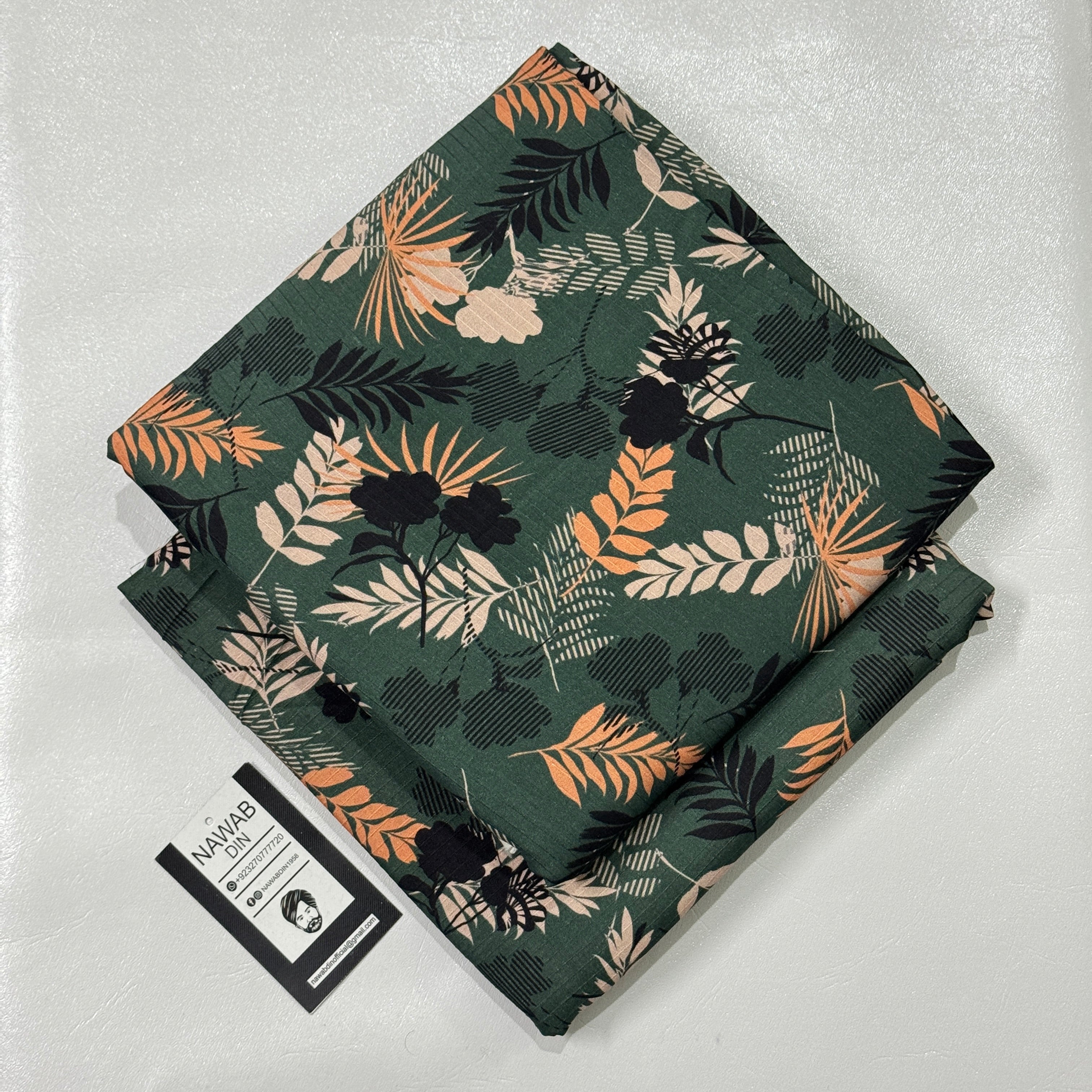 2 Pc Doria Linen Printed Suit