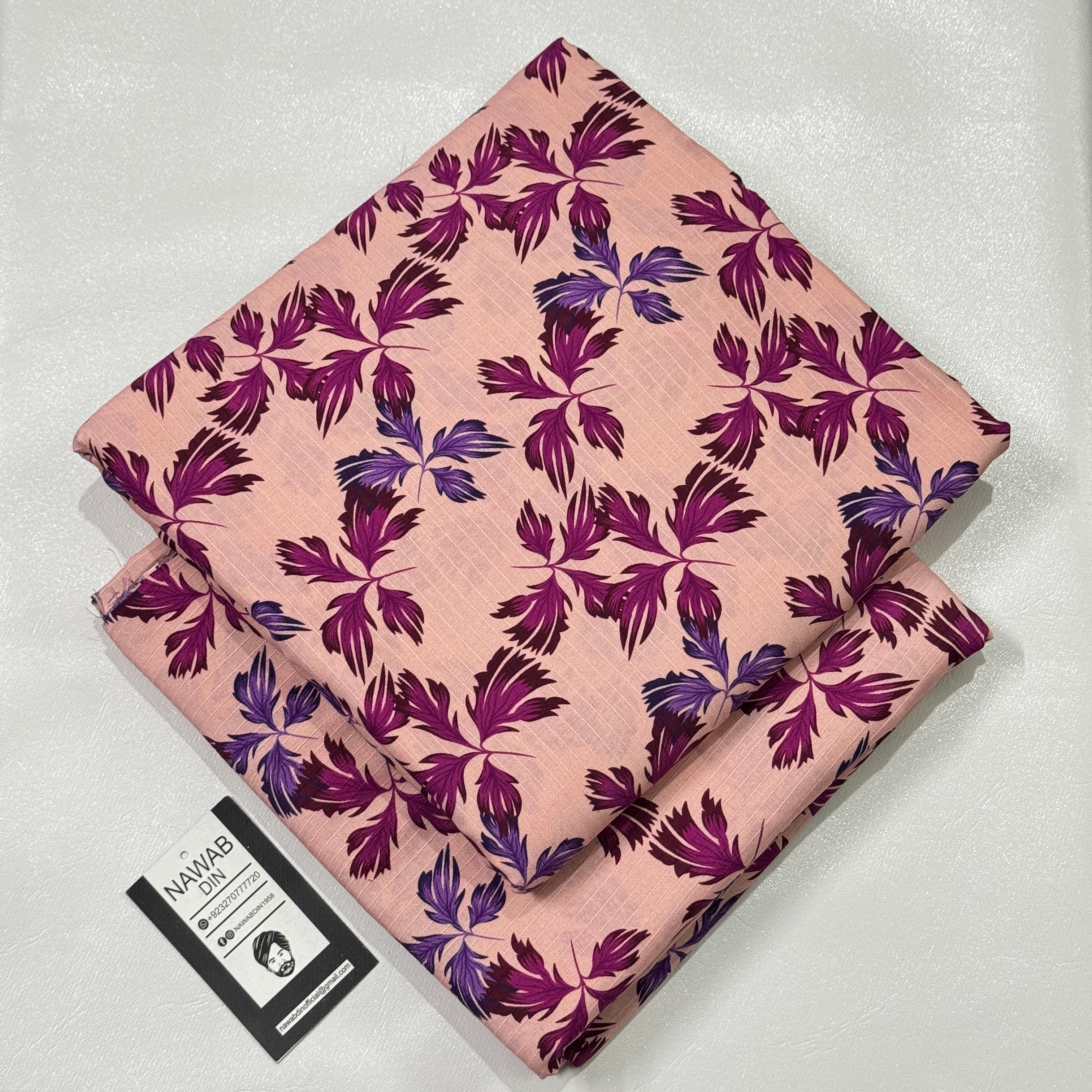 2 Pc Doria Linen Printed Suit