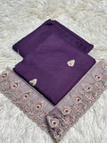 2PC Dhanak Embroidered Suit
