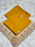 2PC Dhanak Embroidered Suit