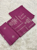 2PC Dhanak Embroidered Suit