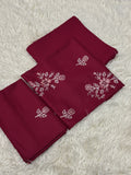 2PC Dhanak Embroidered Suit