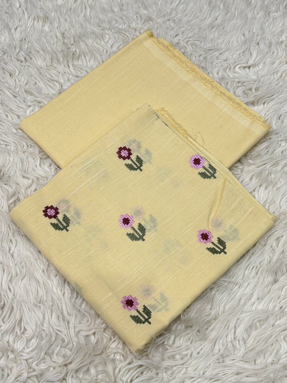 2PC Khaddar Embroidered Suit