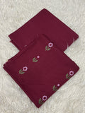 2PC Khaddar Embroidered Suit