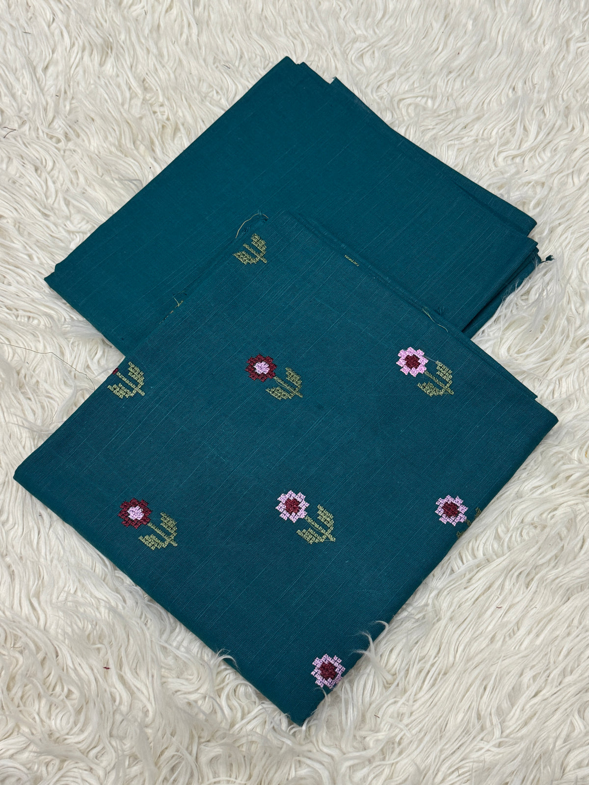 2PC Khaddar Embroidered Suit