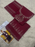 2PC Dhanak Embroidered Suit