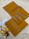2PC Dhanak Embroidered Suit
