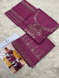 2PC Dhanak Embroidered Suit