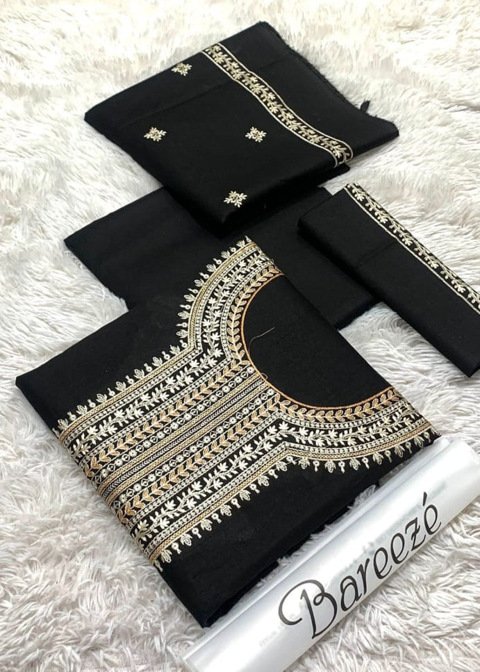 Bareeze 3Pc Lawn Embroidered Suit